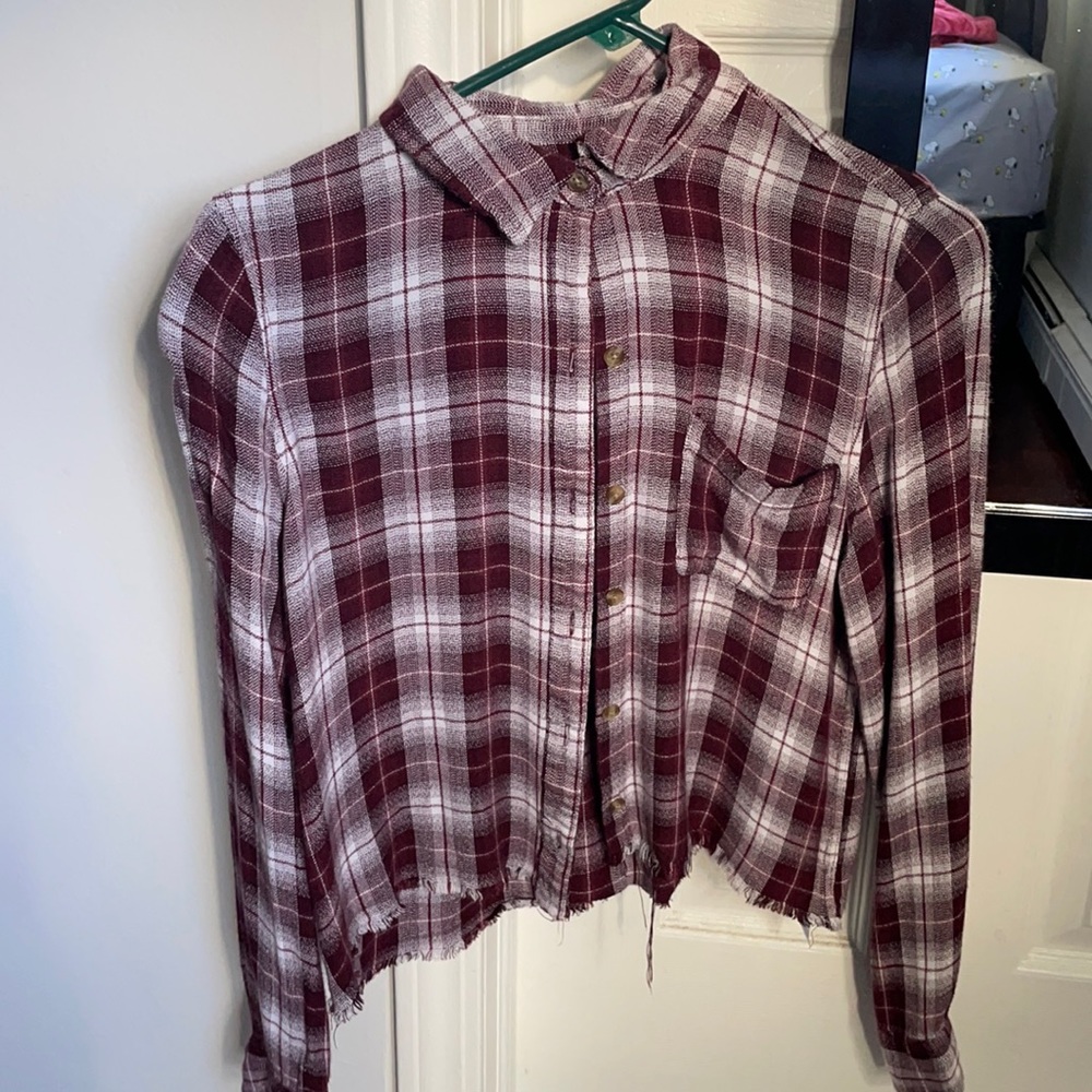 Cropped flannel